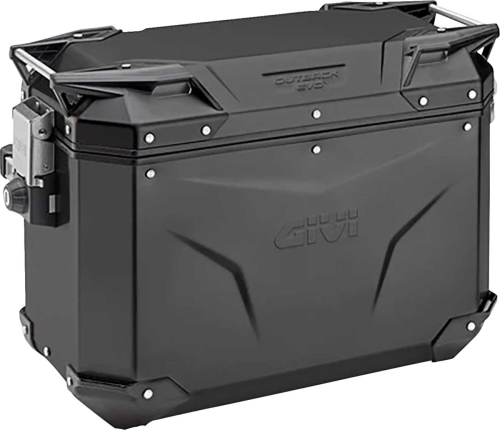 GIVI - GIVI Trekker Outback 48lit. Side Case - Matte powdercoated black - Left - OBKE48BLA