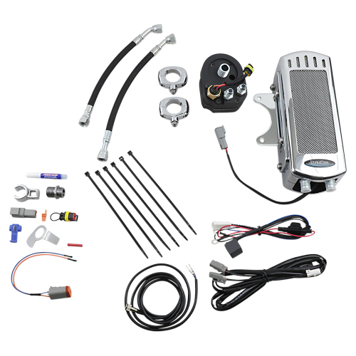 UltraCool - UltraCool Frame Mounted Oil Cooler Kit - Chrome - SMT-1C
