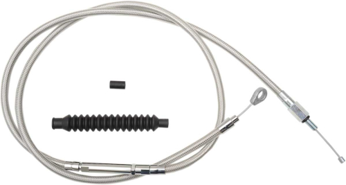 LA Choppers - LA Choppers Stainless Steel Clutch Line Kit - 12in.-14in. Ape Hangers - LA-8320C13