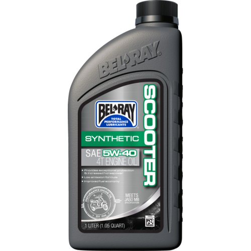 Bel-Ray - Bel-Ray Scooter Synthetic Ester Blend 4T Engine Oil - 5W40 - 1L. - 303063150160