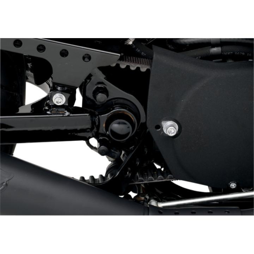 Drag Specialties - Drag Specialties Swingarm Pivot Bolt Covers - Gloss Black - 1303-0201