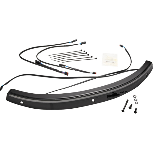 Ciro - Ciro Solaire LED Windshield Trim - Black - 12001