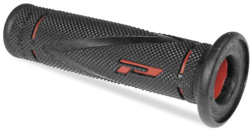 Pro Grip - Pro Grip 838 X-Slim Road and Trail Grips - Black/Red - PA083800RO02OE
