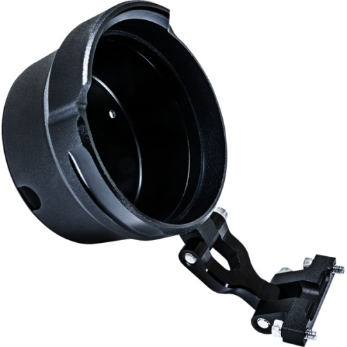Performance Machine - Performance Machine Gauge Relocation Kit - Black Ops - Round - 0208-2192-SMB