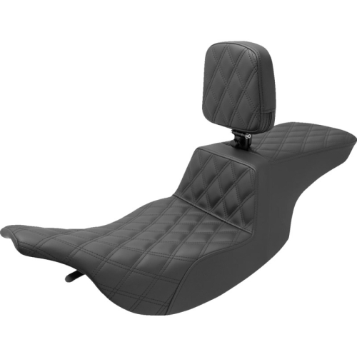 Saddlemen - Saddlemen Tour Step-Up Full LS Seat with Drivers Backrest - 897-07-195BR