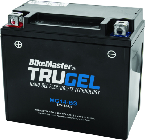 BikeMaster - BikeMaster TruGel Battery - MG14-BS - 780513