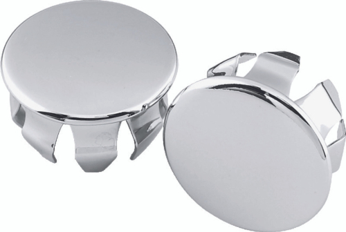 Bikers Choice - Bikers Choice Handgrip End Plugs - Chrome - 492446
