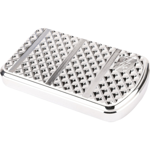Thrashin Supply Company - Thrashin Supply Company Brake Pedal Pad - Chrome - TSC-2201-3