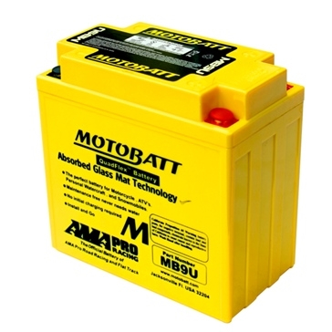 Motobatt - Motobatt Quadflex AGM 12V Battery - MB9U - MB9U