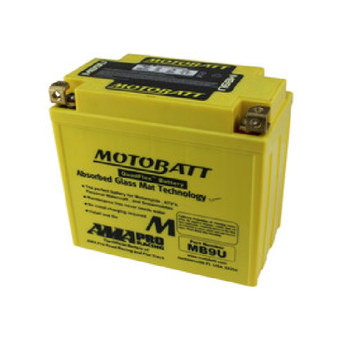 Motobatt - Motobatt Quadflex AGM 12V Battery - MB9UHD - MB9UHD