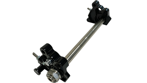 Hawg Halters Inc - Hawg Halters Inc Axle Adjuster with Integral Shock Relocator Kit - AXADJ-A01-AS