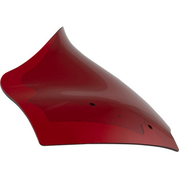 Klock Werks - Klock Werks Kolor Flare Windshield - 10in. - Red - KWW-01-0715