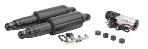 Arnott - Arnott Fox Series Softail Air Suspension - Black - MC-3585