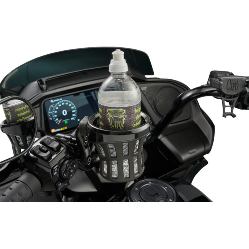 Ciro - Ciro Gen 2 Drink Holder - Black 1-1/8in./1-1/4in. Handlebar Mount - 55615