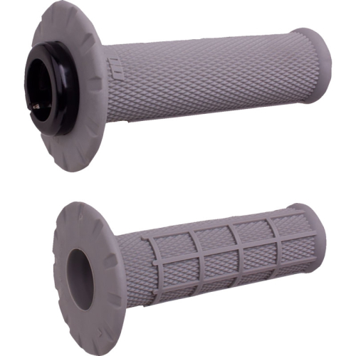 ODI - ODI Universal Lock-On Grip Sets - Graphite/Silver - H21UHWG