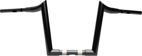 LA Choppers - LA Choppers 1-1/2in. Grande Prime Ape Handlebars - 12in. Rise - Black - LA-7377-12B