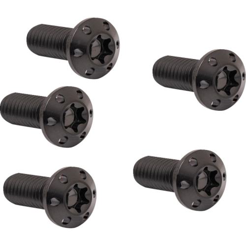 Arlen Ness - Arlen Ness Holeshot Brake Rotor Bolt Kit - Front - Black - 300-913