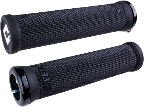 ODI - ODI Ruffian V2.1 PWC Lock-On Grips - 135mm - Black/Black - L33RFB-B