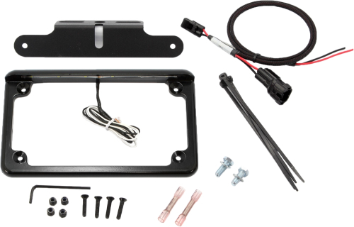 XTC Power Products - XTC Power Products License Plate Frames with LED - CFM-U10-LF6BK