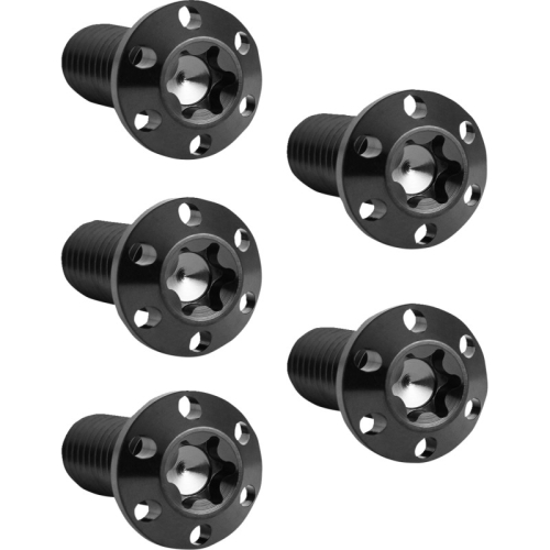 Arlen Ness - Arlen Ness Holeshot Brake Rotor Bolt Kit - Rear - Black - 300-910