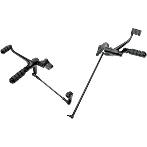 Drag Specialties - Drag Specialties Sporster Forward Control Kit - Standard - Black - 1622-0349
