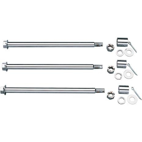 Drag Specialties - Drag Specialties Chrome Axle Kit - Rear - DS-223049
