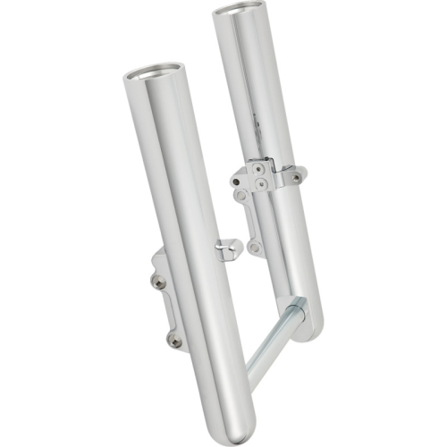 Arlen Ness - Arlen Ness Hot Legs Dual Disc Fork Leg Set - Smooth - Chrome - 40-529