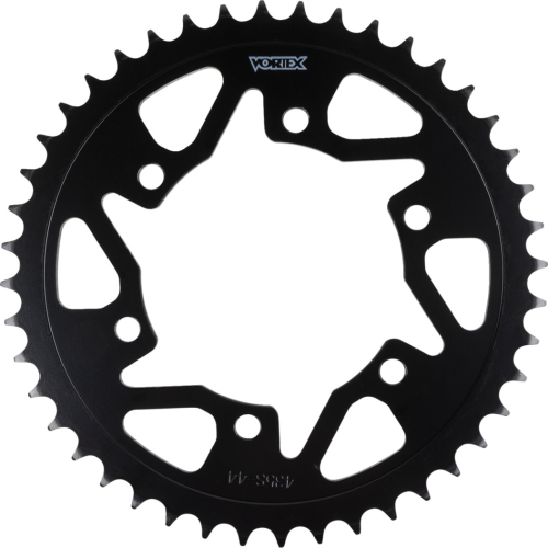 Vortex - Vortex Steel Rear Sprocket - Black - 46T - 435S-46