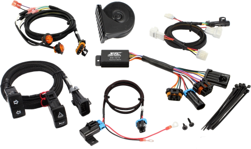 XTC Power Products - XTC Power Products Self Canceling T/S Kit with Horn - ATS-KAW-RIDG