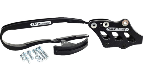 T.M. Designworks - T.M. Designworks Chain Guide and Slider Kit - Black - KCP-K12-BK