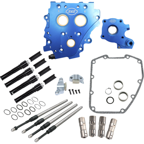 S&S Cycle - S&S Cycle Cam Chest Chain Drive Kit w/o Cams For Twin Cam - Black Pushrod Tubes - 310-1272