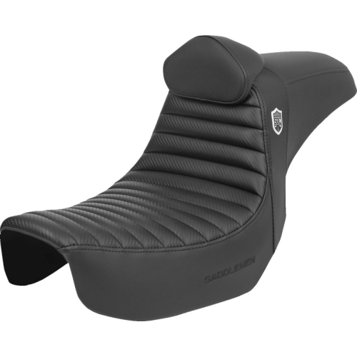 Saddlemen - Saddlemen Pro Series SDC Performance Gripper TR CF Seat with Drivers Backrest - SC80604TB