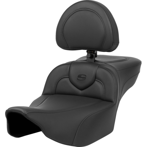 Saddlemen - Saddlemen Extended Reach Roadsofa Seat with Drivers Backrest - 823-07-188BR