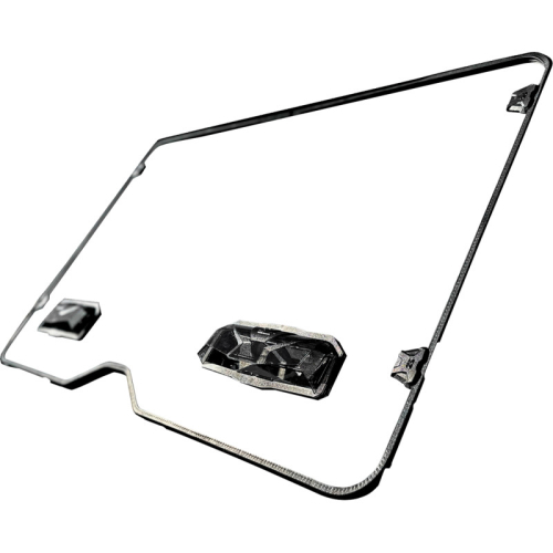 Seizmik - Seizmik Toolless Versa-Vent Windshield - UV Resistant Polycarbonate - 50-55316KIT