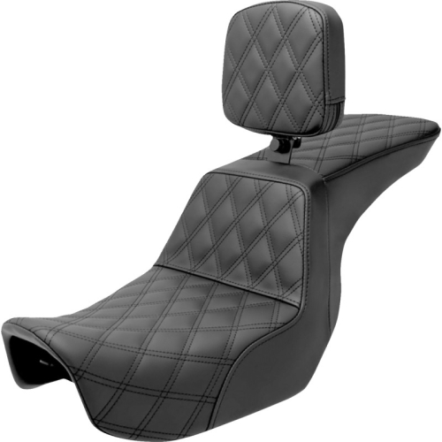 Saddlemen - Saddlemen Tour Step-Up Full LS Seat with Drivers Backrest - 806-04-195BR