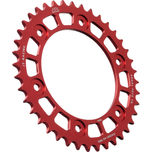 JT Sprockets - JT Sprockets Aluminium Rear Sprocket - 40T - JTA1301.40RED
