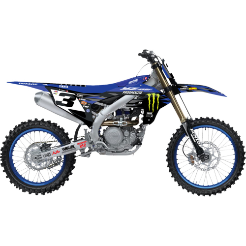 DCOR - DCOR 2025 Monster Energy Complete Graphic Kit - White Background - 20-50-715