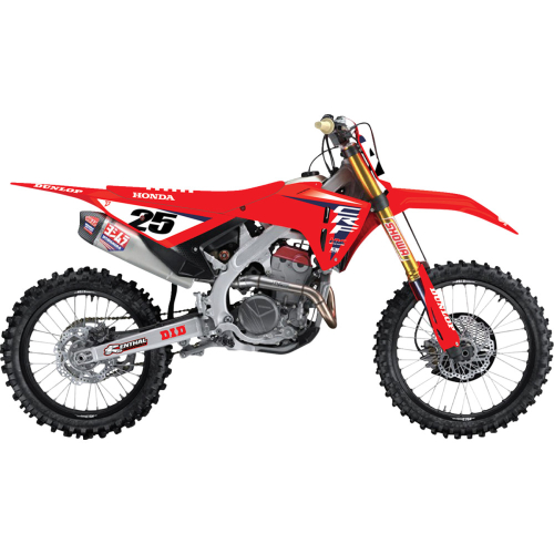 DCOR - DCOR HRC Honda Complete Graphic Kit - White Background - 20-10-945