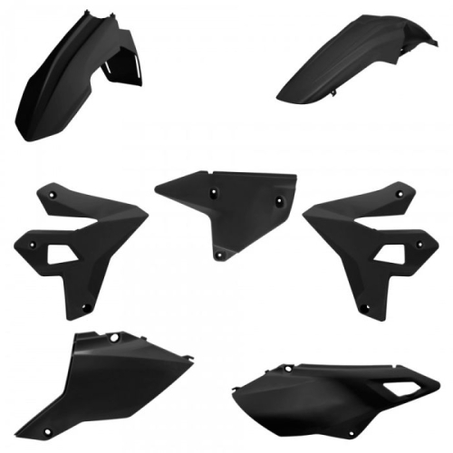 Polisport - Polisport Restyle Plastic Kit - Black - 91589