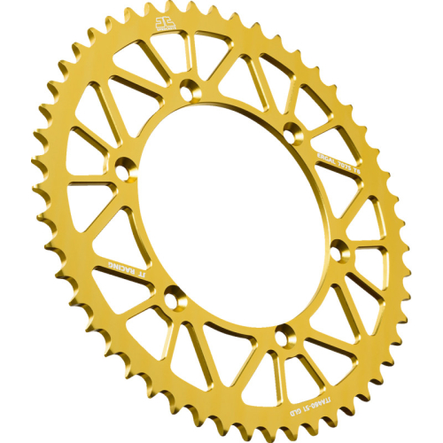 JT Sprockets - JT Sprockets Aluminum Rear Sprocket - 51T - JTA460.51GLD