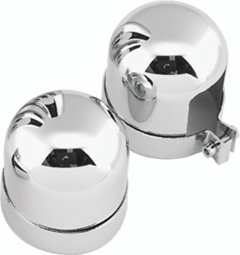 Bikers Choice - Bikers Choice Shock Top Covers - Chrome - 490840