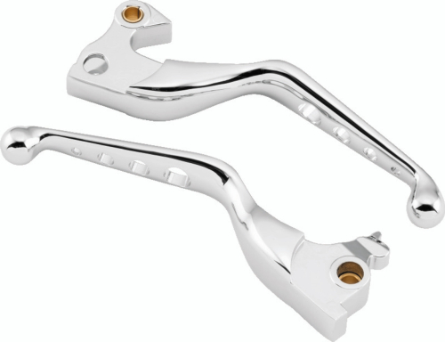 Bikers Choice - Bikers Choice O Series Holed Lever Set - Chrome - 490874