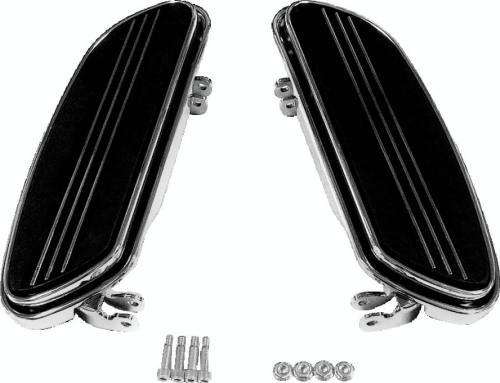 Bikers Choice - Bikers Choice Extended Floorboard Kit - Chrome - 491328