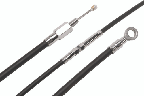 Bikers Choice - Bikers Choice Black Vinyl Clutch Cable + 6 Length 58in. - 66063