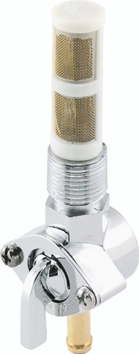 Bikers Choice - Bikers Choice Petcock 3/8 NPT Down Outlet - Chrome - 492872