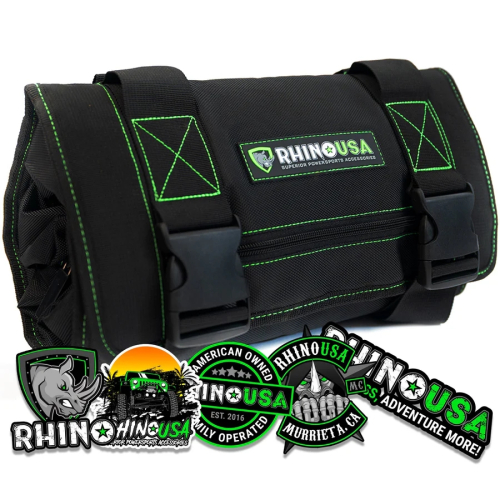 Rhino USA - Rhino USA Ultimate UTV/4x4 Tool Organizer - Black - RNO-TOOL-ROLL