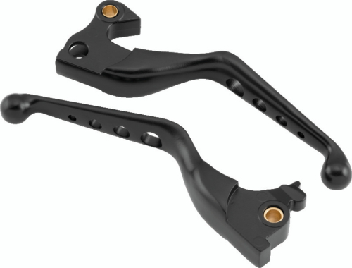 Bikers Choice - Bikers Choice O Series Holed Lever Set - Black - 490978