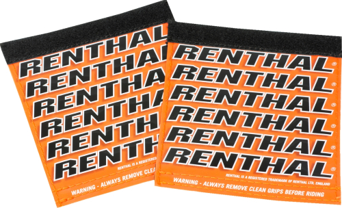 Renthal - Renthal Clean Grip Covers - Orange/White/Black - G254