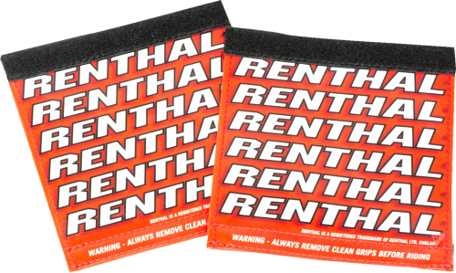 Renthal - Renthal Clean Grip Covers - Red/Black/White - G255