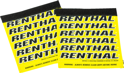 Renthal - Renthal Clean Grip Covers - Yellow/White/Black - G257